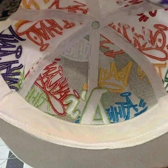 American Needle Oakland A's Hat Men's 7 1/4 Fitted Baseball Graffiti 90s MLB - Picture 9 of 11